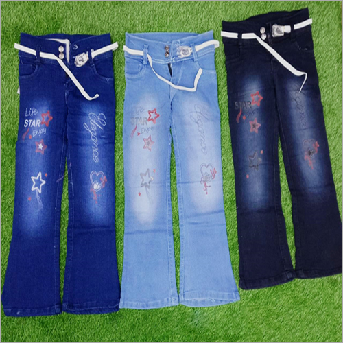 Washable Ladies Designer Embroidered Jeans