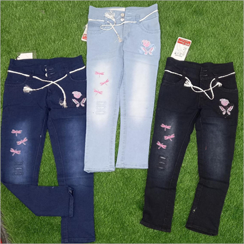 Ladies Stylish Embroidered Jeans