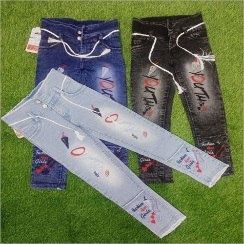 Ladies Modern Embroidered Jeans