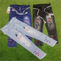 Ladies Modern Embroidered Jeans - Denim, Low Rise Fit, Available In Various Colors | Breathable, Washable, Embroidered Pattern, Suitable For All Seasons