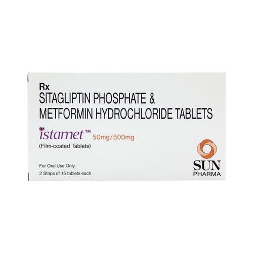 Sitagliptin Phosphate (50 mg) & Metformin Hydrochloride (500 mg) Tablets