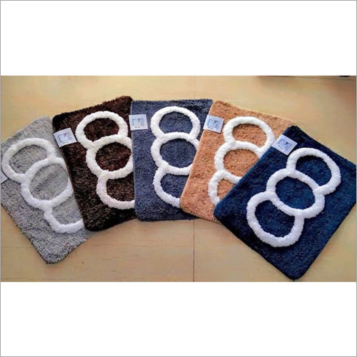 38x58cm Microfiber Ring Design Printed  Door Mat