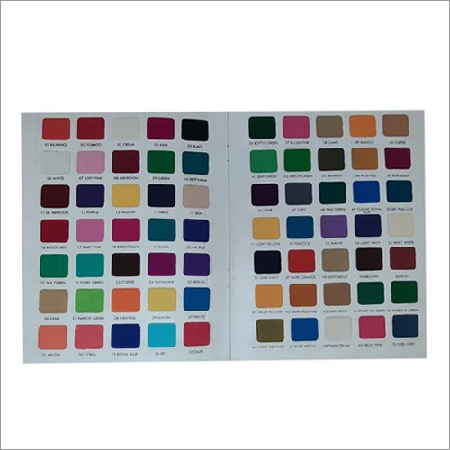 70 Color Fabric Shade Card