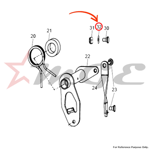 Punched Washer For Royal Enfield - Reference Part Number - #550199
