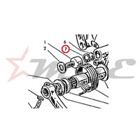 Lambretta GP 150/125/200 - Kickstart Piston Stop Circlip - Reference Part Number - #73250018
