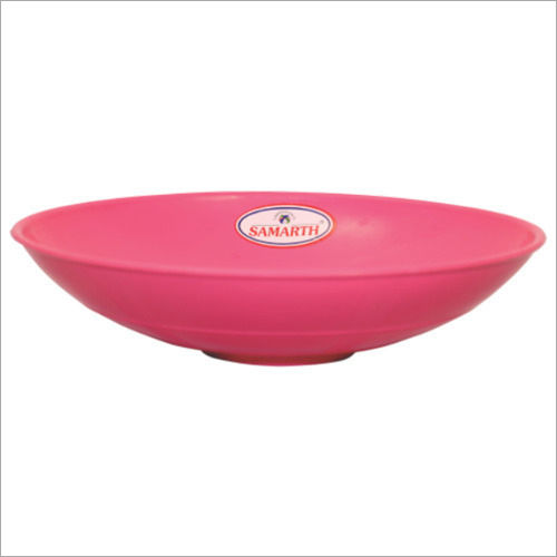 Round Pink Plastic Ghamela