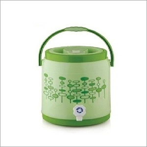 Green 5 Ltr Plastic Insulated Water Jug