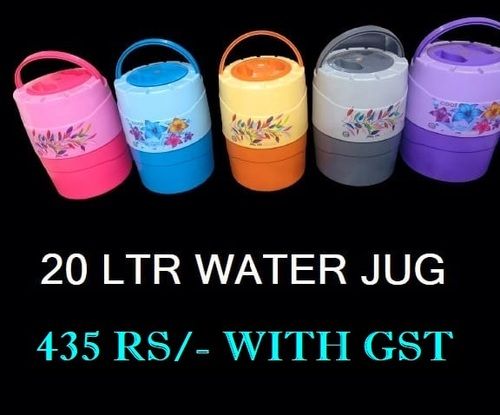 20 Ltr Round Plastic Water Jugs