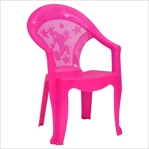 Baby Pink Plastic Chair