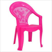 Baby Pink Plastic Chair