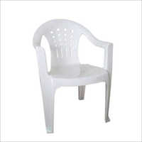 Samarth White Plastic Chair