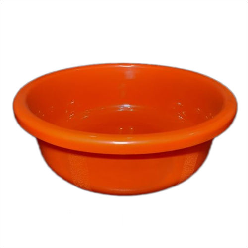 Orange Plastic Basin Hardness: Rigid