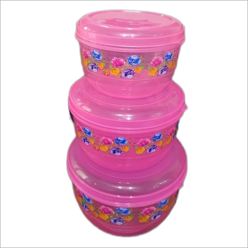 Creta Bowl Round Plastic Container