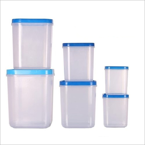 Transparent Square Plastic Container