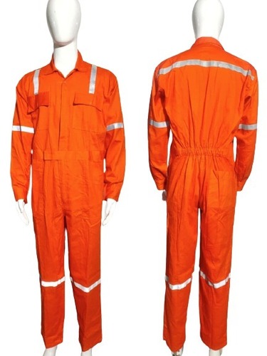 Orange Colour Reflective Overall Boiler Suit