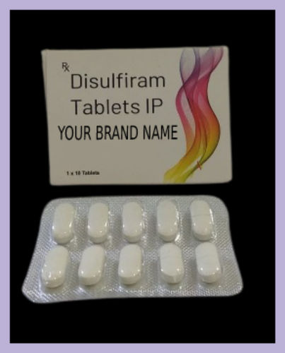 Disulfiram Tablets - Contract Manufactured Pharma Grade, Minimum Order Quantity 500 Boxes