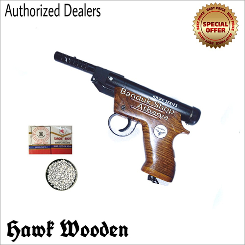 Hawf Wooden Air Pistol