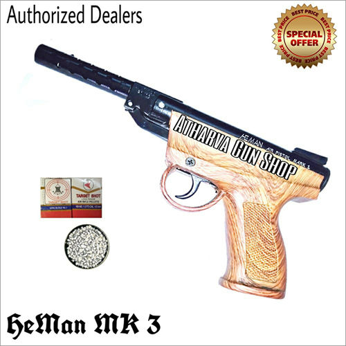 Heman MK 3 Air Pistol - Metal Build | Precision Engineering, Reliable Performance