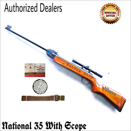 National 35 Air Rifle With Scope