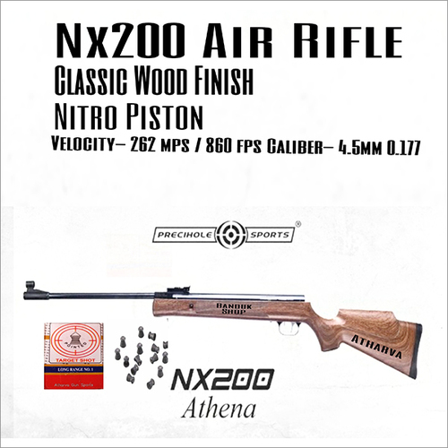 NX 200 Classic Wood Finiish Nitro Piston Air Rifle