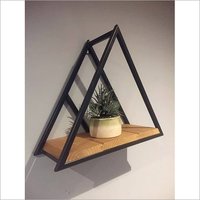M0043 Iron and wood wall shelves