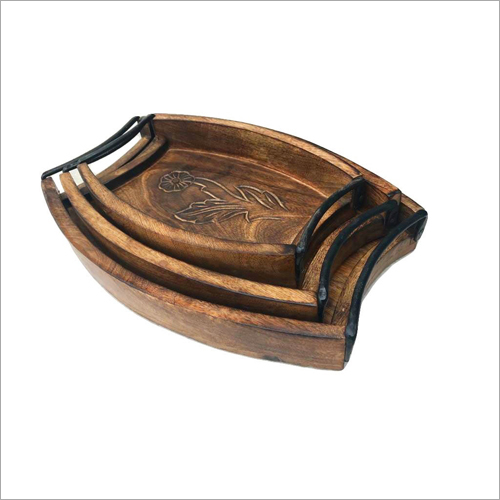 M0058 Iron and Wooden Tray