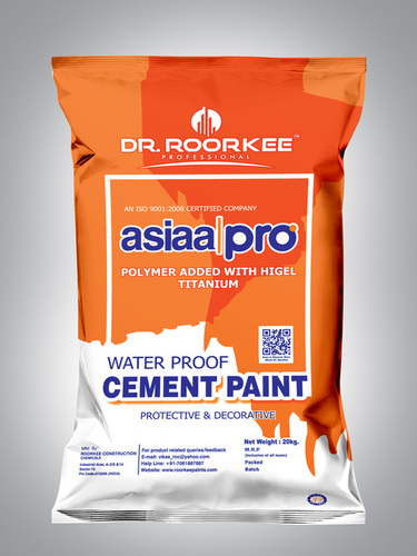 Cement Paints Packaging Printed Pouch