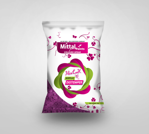 Distemper Packaging Printed Pouch