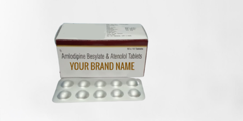 Amlodipine Besylate 5mg And Atenolol50 mg. Tablets Third Party Manufacturing