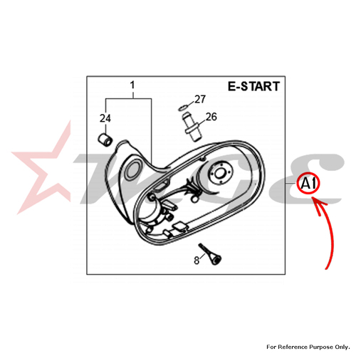 Chain Case Inner Assembly Kit For Royal Enfield - Reference Part Number - #597434