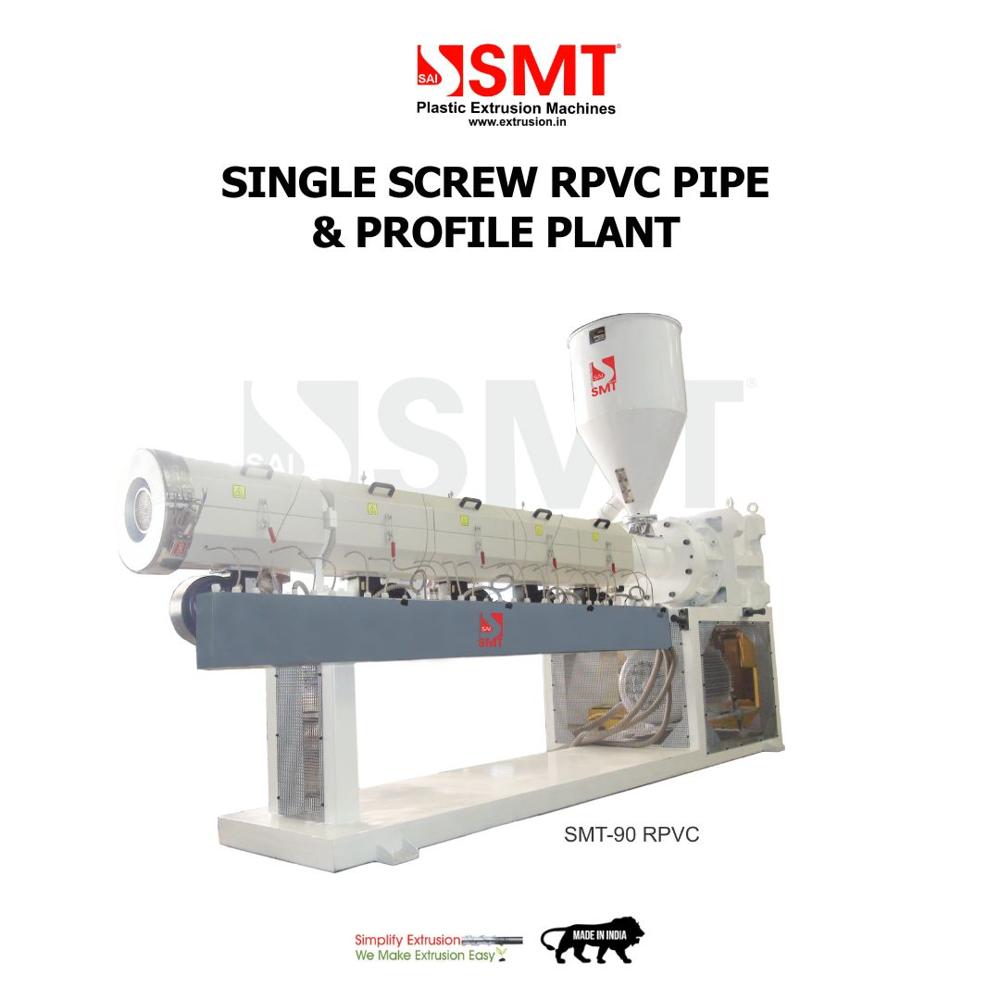 Single Screw Rpvc Pipe & Profile Plants - Automatic Grade: Automatic