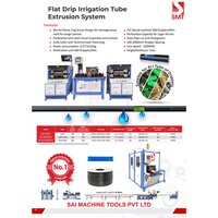 Drip Irrigation Pipe Plant For (flat Drip Type) - Automatic Grade: Automatic