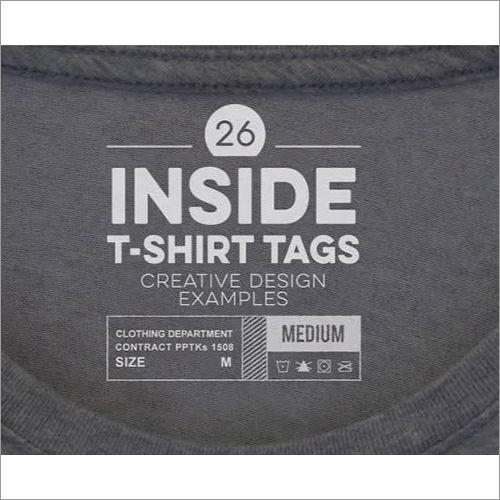 Multicolor Tagless Neck Label