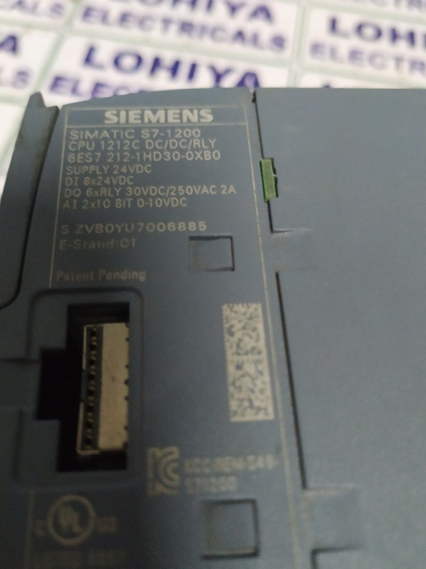 SIEMENS SIMATIC S7 1200 6ES7 212-1HD30-0XB0 CPU