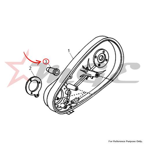 Grommet For Royal Enfield - Reference Part Number - #500940