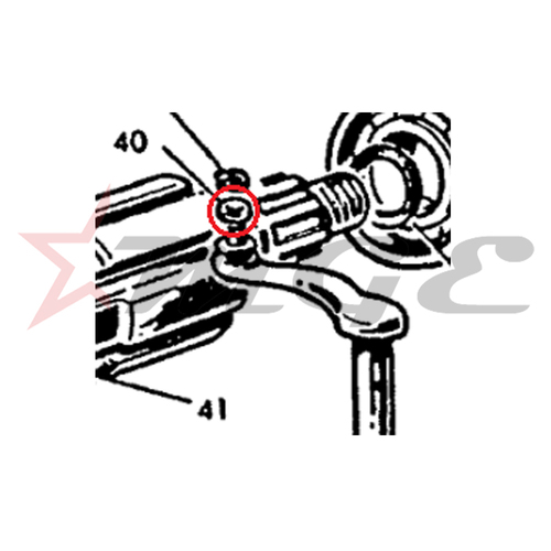 Lambretta GP 150/125/200 - Shim For Tie-Rod to Gear Selector Arm - Reference Part Number - #73030064
