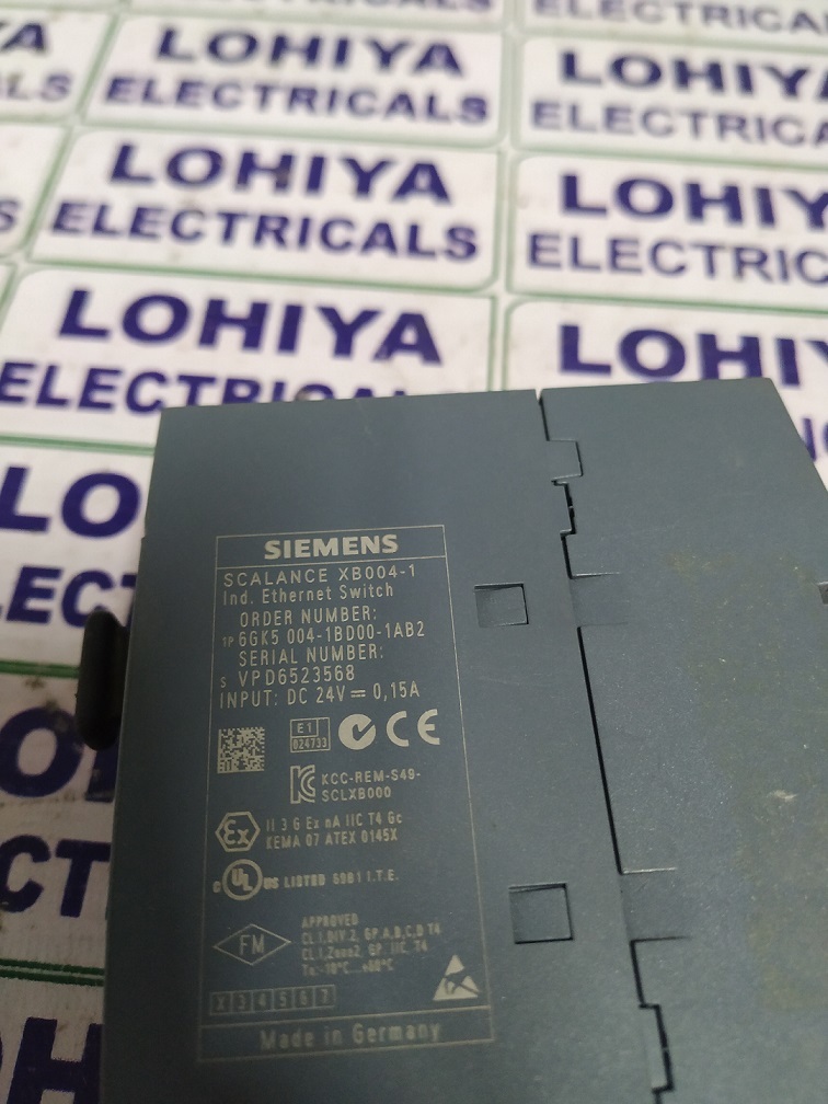 SIEMENS SIMATIC S7 1200 6GK5 004-1BD00-1AB2 DIGITAL INPUT MODULE