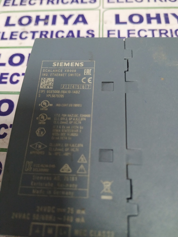 SIEMENS SIMATIC S7 1200 6GK5008-0BA10-1AB2 DIGITAL INPUT MODULE