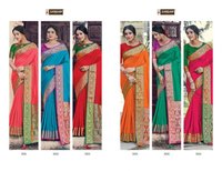 Sangam Prints Sea Silk Pure Soft Silk Saree Catalog Wholesale