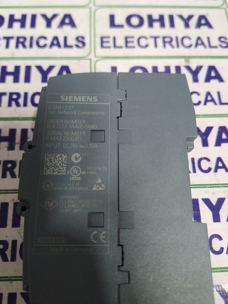 SIEMENS SIMATIC S7 1200 6GK7 277-1AA00-0AA0 COMPACT SWITCH MODULE