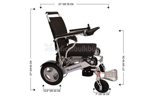 Light weight power wheelchair