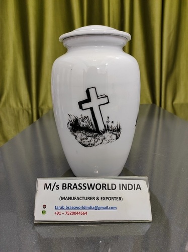 aluminum hand painted everlasting love beautiful and timeless adult cremation urn funeral supplies