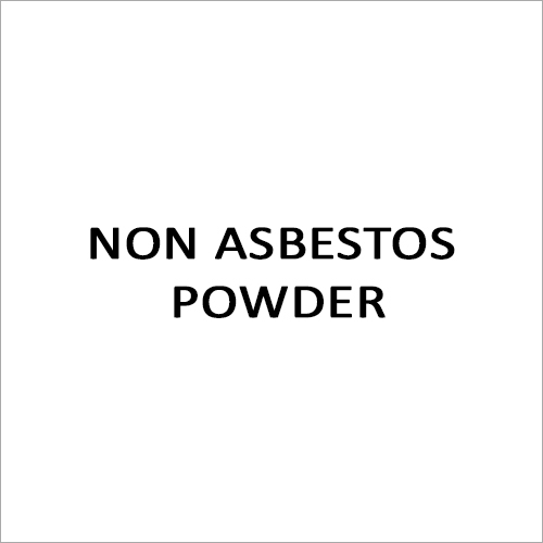 Non Asbestos Powder Working Presssure: High