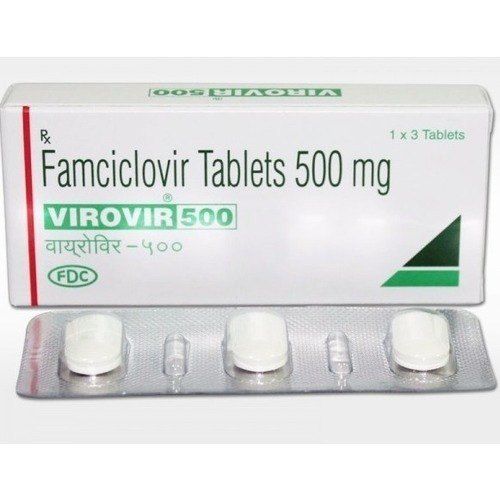  Famciclovir टैबलेट (Virovir 500) ठंडी और सूखी जगह में स्टोर करें