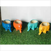 Ceramics Elephant Flower Pot
