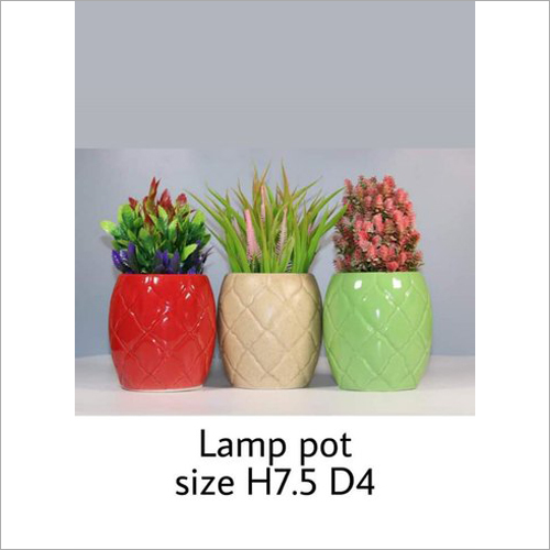 ceramic lamp Flower pot