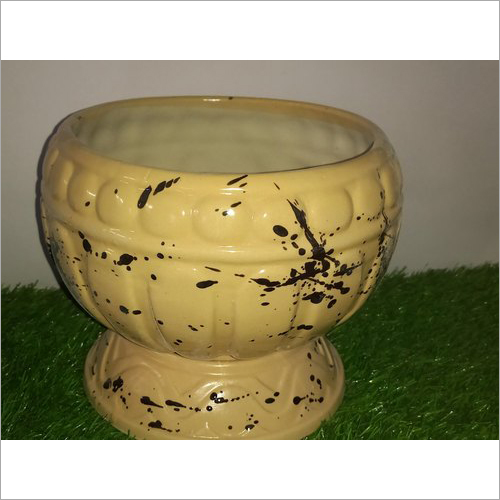 Ceramic Flower Pot With Plate