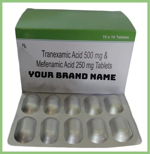 Tranexamic Acid 500 Mg Mefenamic Acid 250 Mg Tablets