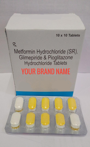 Metformin Hydrochloride (SR) Glimepiride  Pioglitazone Hydrochloride Tablet