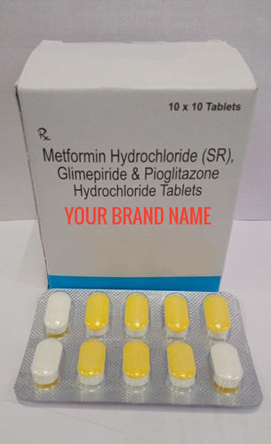 Metformin Hydrochloride (SR) Glimepiride  Pioglitazone Hydrochloride Tablet